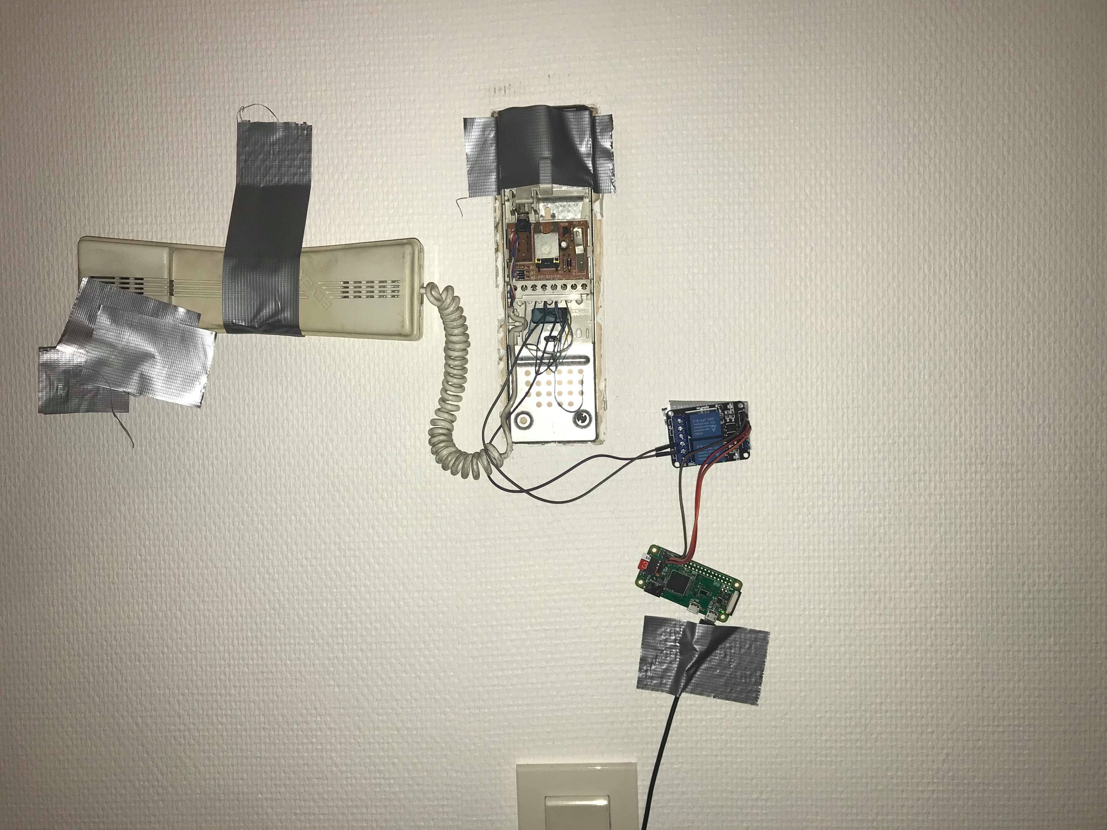 Illustration for Hacking my intercom with remote door opening functionality